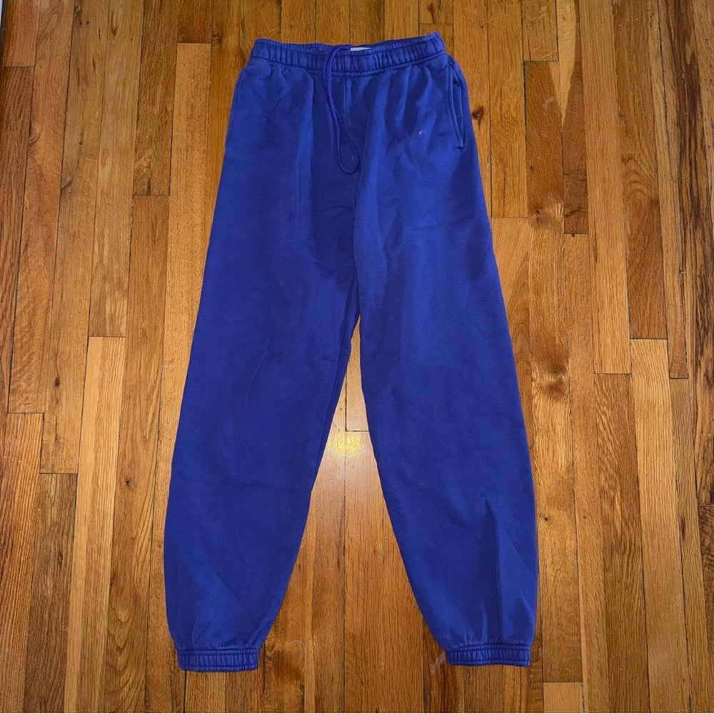 TNA ARITZIA Cozy AF Fleece Purple Sweatpants‎ Joggers size XS *Flawed*